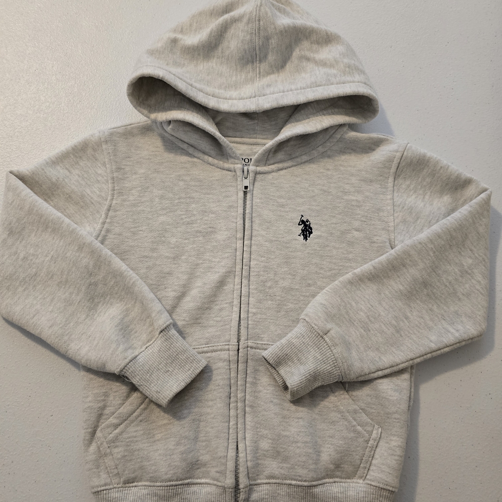 U.S. Polo Assn. Light Gray Hoodie Toddler XS